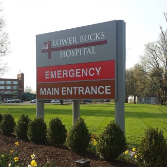 Lower Bucks Hospital Sign