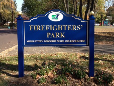 Middletown Firefighters’ Park Carved Panel